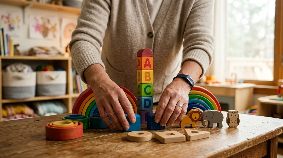 Soins et attention portés aux espaces de jeux en crèche