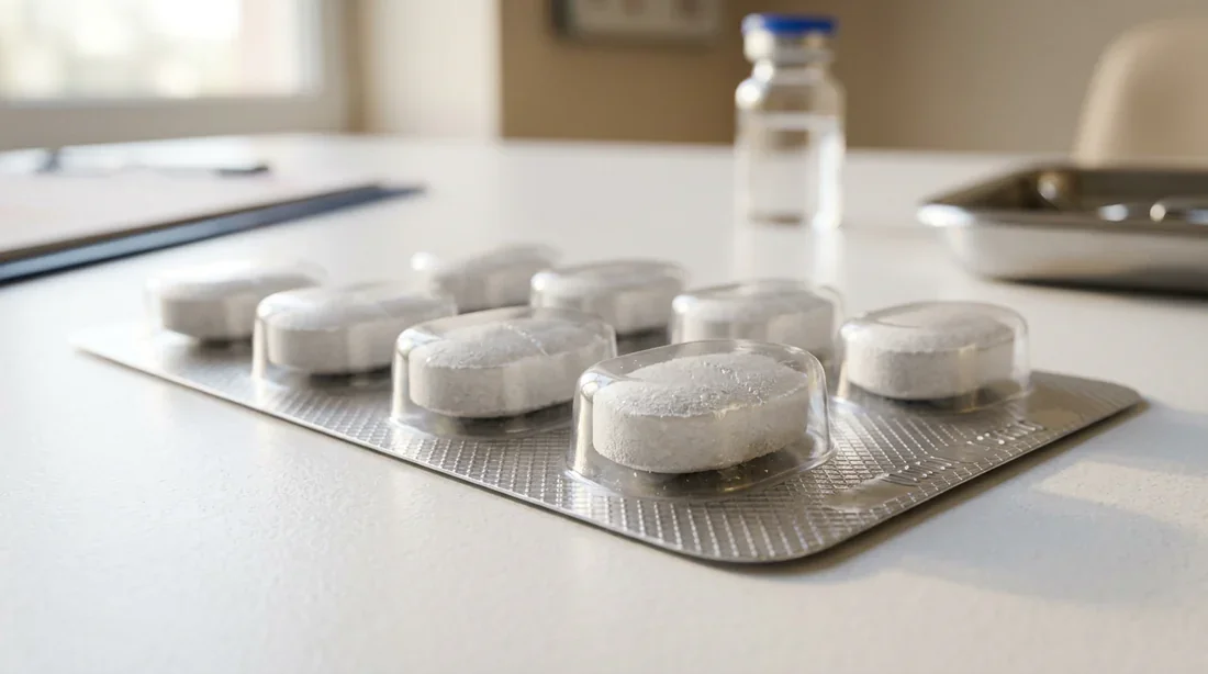 Comparaison professionnelle de traitements pharmaceutiques Vue cinématographique d'un laboratoire moderne avec des médicaments, style éditorial