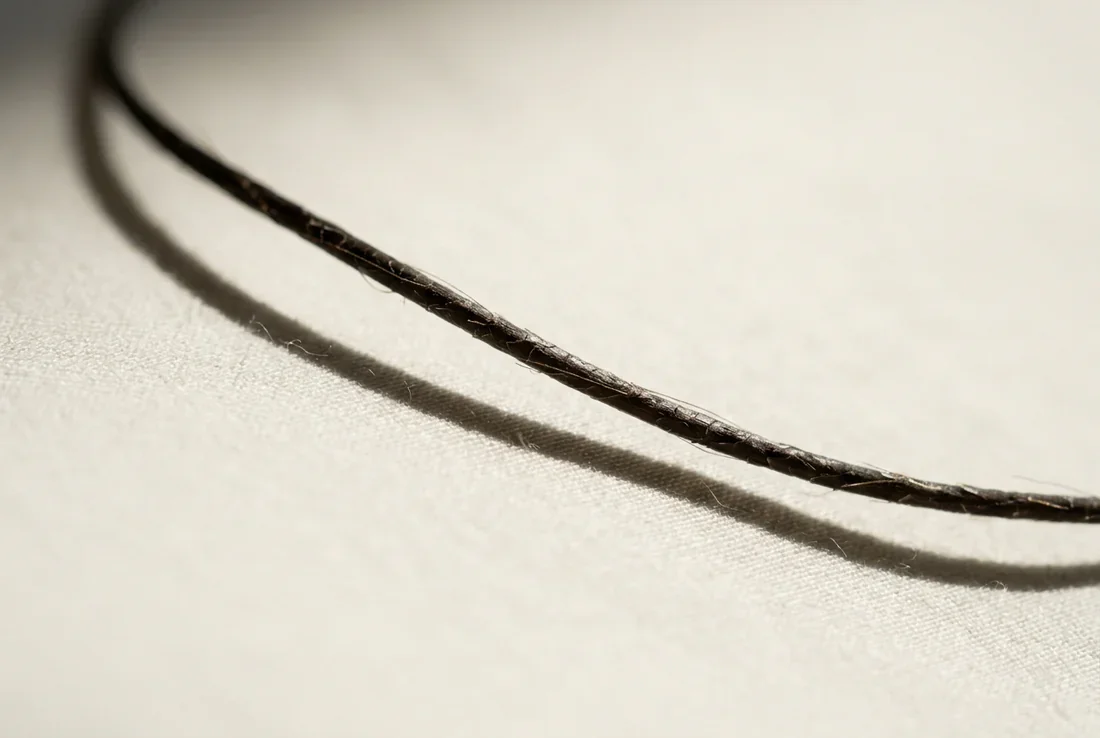 Portrait élégant et artistique d'une femme mettant en avant la texture de ses cheveux dans une lumière douce