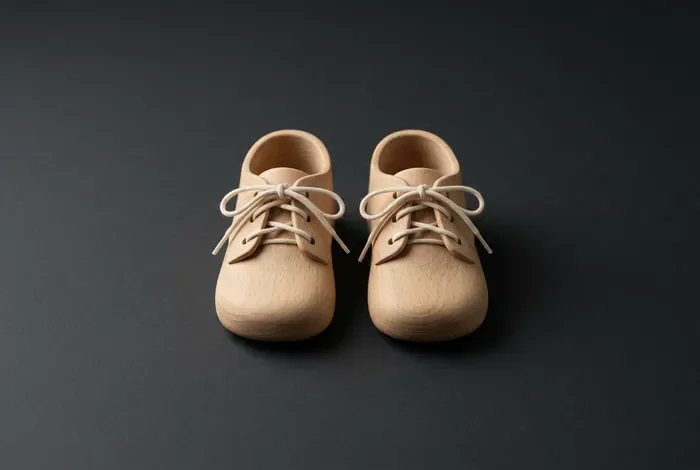 Tombe-t-on plus facilement enceinte la deuxième fois en 2026 Deux petites chaussures de bébé posées côte à côte, symbolisant l'agrandissement de la famille