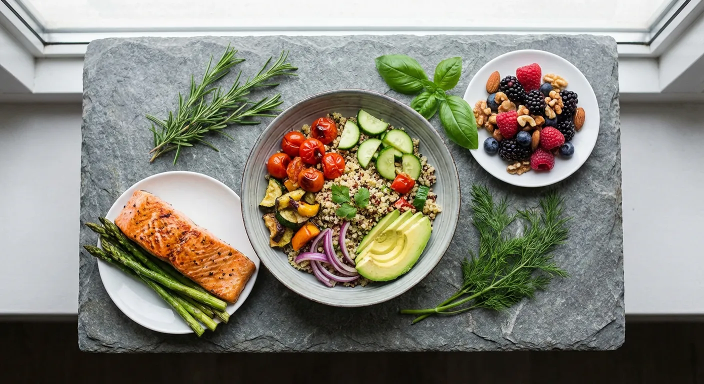 Analyse nutritionnelle et équilibre alimentaire d'un repas préparé