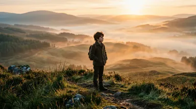 Gros plan sur les yeux d'un enfant exprimant la confiance en soi